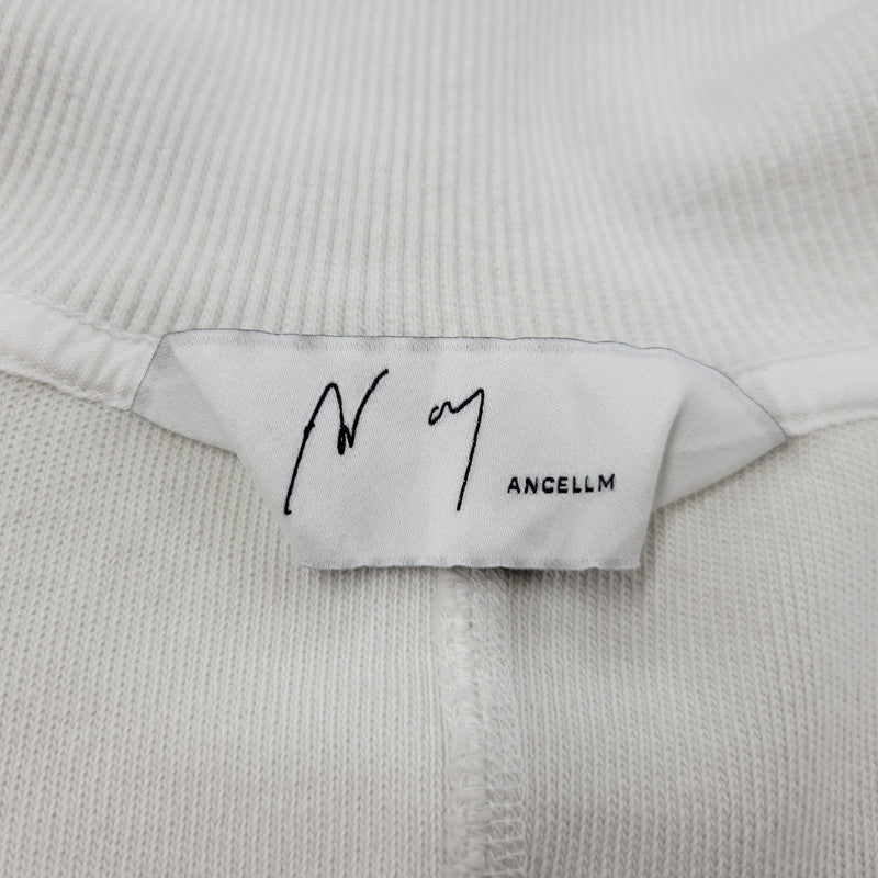 【中古美品】【メンズ】 ANCELLM アンセルム ANC-CT120 25AW SMOOTH KNIT PULLOVER SHIRT スムース ニット プルオーバー シャツ トップス 長袖 140-251030-cs-22-izu サイズ：2 カラー：グレー系 万代Net店