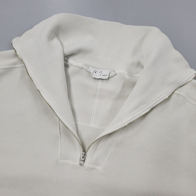 【中古美品】【メンズ】 ANCELLM アンセルム ANC-CT120 25AW SMOOTH KNIT PULLOVER SHIRT スムース ニット プルオーバー シャツ トップス 長袖 140-251030-cs-22-izu サイズ：2 カラー：グレー系 万代Net店