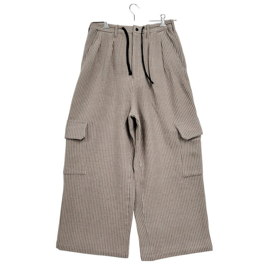 【中古美品】【メンズ】 ANCELLM アンセルム WOOL CORDUROY CARGO SLACKS ANC-PT87 ウール コーデュロイ カーゴ スラックス パンツ ボトムス 151-251030-as-29-izu サイズ：2 カラー：SAND 万代Net店