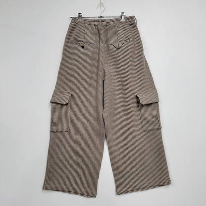 【中古美品】【メンズ】 ANCELLM アンセルム WOOL CORDUROY CARGO SLACKS ANC-PT87 ウール コーデュロイ カーゴ スラックス パンツ ボトムス 151-251030-as-29-izu サイズ：2 カラー：SAND 万代Net店