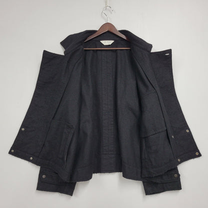【中古美品】【メンズ】 ANCELLM アンセルム PILLING WOOL DOUBLE BLOUSON ANC-JK60 ピリング ウール ダブル ブルゾン ジャケット アウター 140-251030-as-18-izu サイズ：3 カラー：BLACK 万代Net店