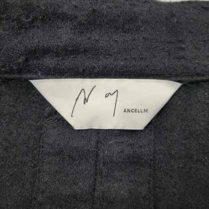 【中古美品】【メンズ】 ANCELLM アンセルム PILLING WOOL DOUBLE BLOUSON ANC-JK60 ピリング ウール ダブル ブルゾン ジャケット アウター 140-251030-as-18-izu サイズ：3 カラー：BLACK 万代Net店