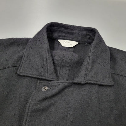 【中古美品】【メンズ】 ANCELLM アンセルム PILLING WOOL DOUBLE BLOUSON ANC-JK60 ピリング ウール ダブル ブルゾン ジャケット アウター 140-251030-as-18-izu サイズ：3 カラー：BLACK 万代Net店