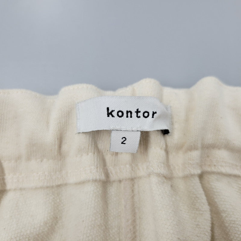【中古美品】【メンズ】 KONTOR コントール SWEAT PANTS KON-PT05251 スウェットパンツ ボトムス 151-251030-as-05-izu サイズ：2 カラー：ECRU 万代Net店
