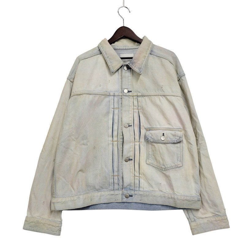 【中古美品】【メンズ】 ANCELLM アンセルム LAYERING COLOR DENIM JACKET ANC-JK67 レイヤリングカラー デニムジャケット アウター 140-251030-as-25-izu サイズ：2 カラー：INDIGO 万代Net店