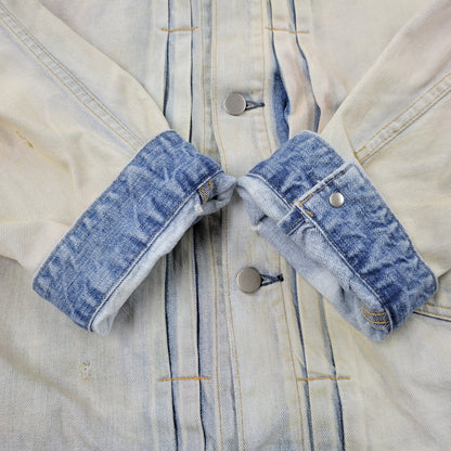 【中古美品】【メンズ】 ANCELLM アンセルム LAYERING COLOR DENIM JACKET ANC-JK67 レイヤリングカラー デニムジャケット アウター 140-251030-as-25-izu サイズ：2 カラー：INDIGO 万代Net店