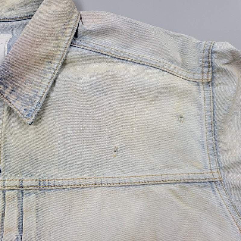 【中古美品】【メンズ】 ANCELLM アンセルム LAYERING COLOR DENIM JACKET ANC-JK67 レイヤリングカラー デニムジャケット アウター 140-251030-as-25-izu サイズ：2 カラー：INDIGO 万代Net店