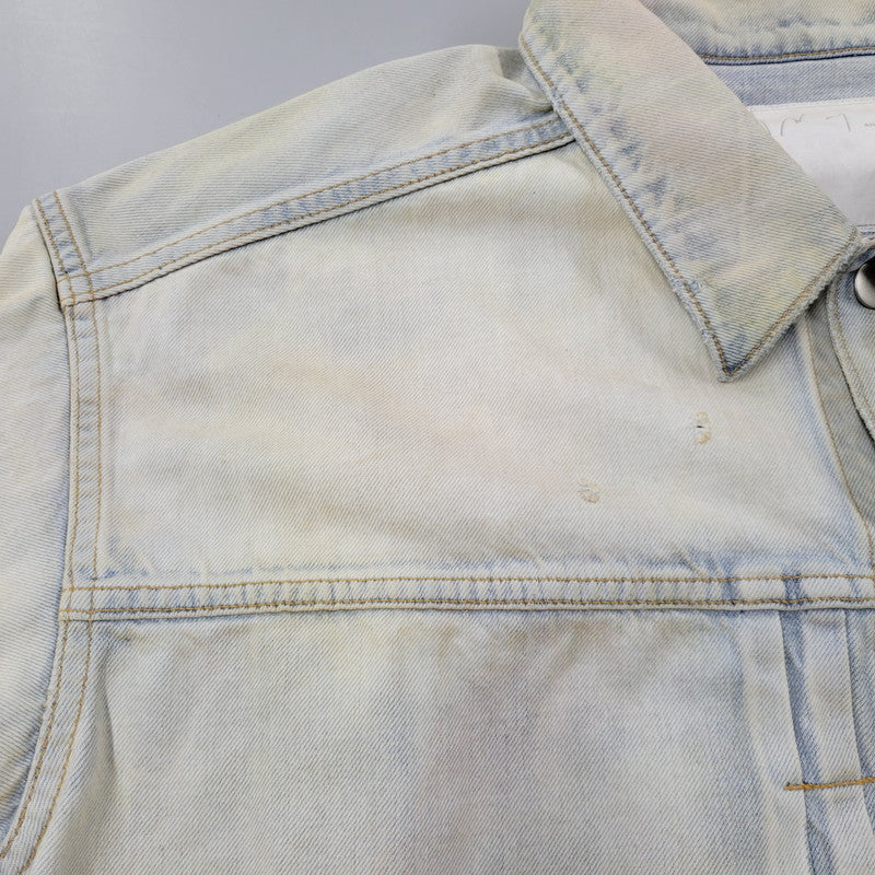 【中古美品】【メンズ】 ANCELLM アンセルム LAYERING COLOR DENIM JACKET ANC-JK67 レイヤリングカラー デニムジャケット アウター 140-251030-as-25-izu サイズ：2 カラー：INDIGO 万代Net店