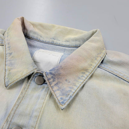【中古美品】【メンズ】 ANCELLM アンセルム LAYERING COLOR DENIM JACKET ANC-JK67 レイヤリングカラー デニムジャケット アウター 140-251030-as-25-izu サイズ：2 カラー：INDIGO 万代Net店