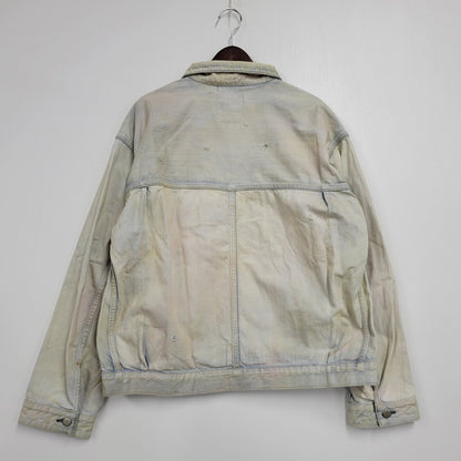 【中古美品】【メンズ】 ANCELLM アンセルム LAYERING COLOR DENIM JACKET ANC-JK67 レイヤリングカラー デニムジャケット アウター 140-251030-as-25-izu サイズ：2 カラー：INDIGO 万代Net店