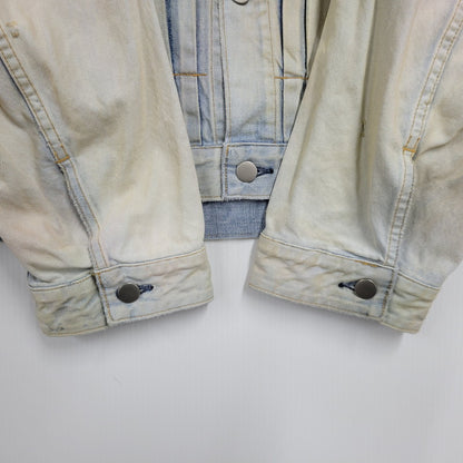 【中古美品】【メンズ】 ANCELLM アンセルム LAYERING COLOR DENIM JACKET ANC-JK67 レイヤリングカラー デニムジャケット アウター 140-251030-as-25-izu サイズ：2 カラー：INDIGO 万代Net店