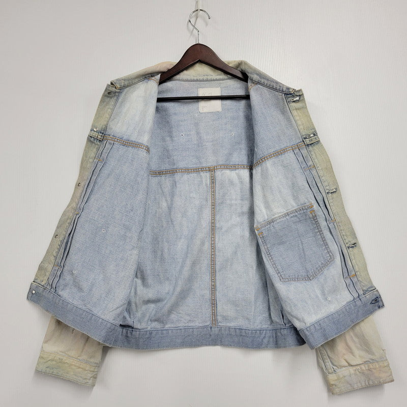【中古美品】【メンズ】 ANCELLM アンセルム LAYERING COLOR DENIM JACKET ANC-JK67 レイヤリングカラー デニムジャケット アウター 140-251030-as-25-izu サイズ：2 カラー：INDIGO 万代Net店