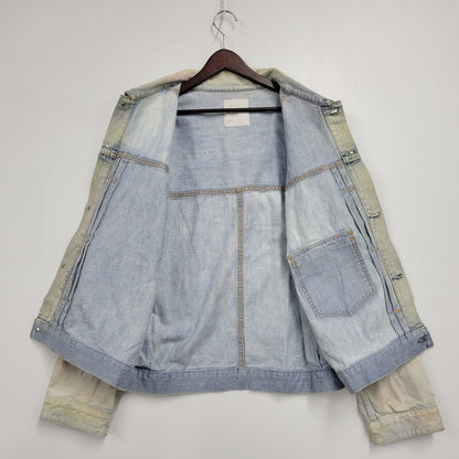 【中古美品】【メンズ】 ANCELLM アンセルム LAYERING COLOR DENIM JACKET ANC-JK67 レイヤリングカラー デニムジャケット アウター 140-251030-as-25-izu サイズ：2 カラー：INDIGO 万代Net店