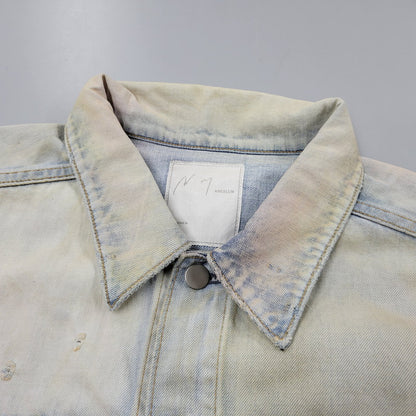 【中古美品】【メンズ】 ANCELLM アンセルム LAYERING COLOR DENIM JACKET ANC-JK67 レイヤリングカラー デニムジャケット アウター 140-251030-as-25-izu サイズ：2 カラー：INDIGO 万代Net店