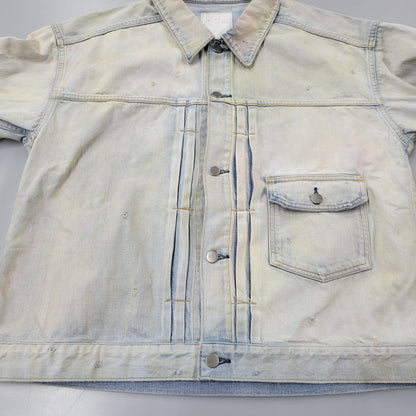 【中古美品】【メンズ】 ANCELLM アンセルム LAYERING COLOR DENIM JACKET ANC-JK67 レイヤリングカラー デニムジャケット アウター 140-251030-as-25-izu サイズ：2 カラー：INDIGO 万代Net店