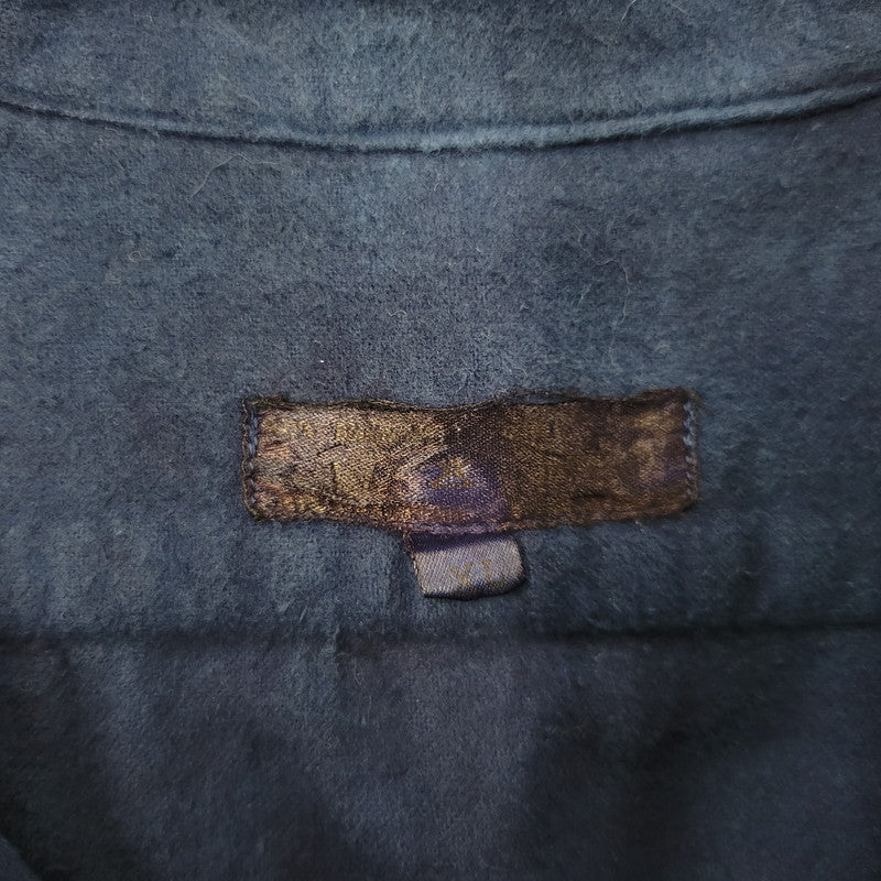【中古品】【メンズ】 USED GRANDPA SHIRT グランパシャツ 長袖 トップス 140-251101-as-12-izu カラー：ブルー 万代Net店