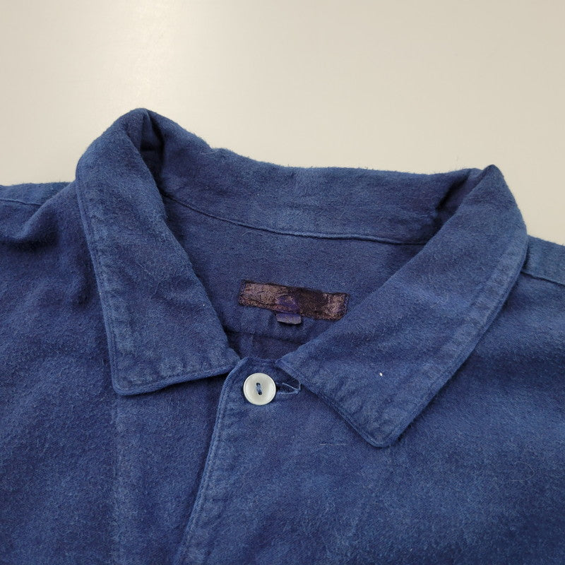 【中古品】【メンズ】 USED GRANDPA SHIRT グランパシャツ 長袖 トップス 140-251101-as-12-izu カラー：ブルー 万代Net店