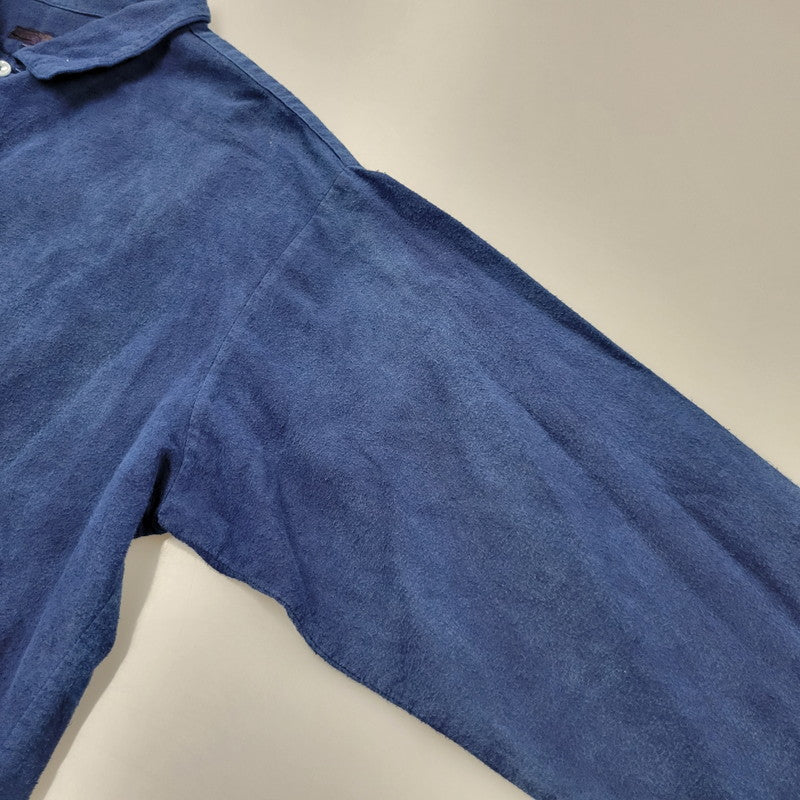 【中古品】【メンズ】 USED GRANDPA SHIRT グランパシャツ 長袖 トップス 140-251101-as-12-izu カラー：ブルー 万代Net店