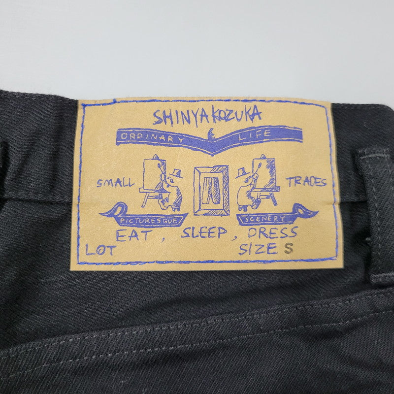 【中古美品】【メンズ】 SHINYAKOZUKA シンヤコヅカ ORDINARY CITY BAGGY 2502SK35 オーディナリー シティ バギー パンツ ボトムス 151-251030-as-13-izu サイズ：S カラー：BLACK 万代Net店