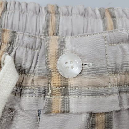 【中古美品】【メンズ】 LQUARTET エルカルテット OMBRE CRAFTSMAN PAJAMAS PANTS オンブレ クラフトマン パジャマパンツ チェック ボトムス 151-251030-as-28-izu サイズ：M カラー：BEIGE 万代Net店