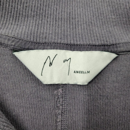 【中古美品】【メンズ】 ANCELLM アンセルム SMOOTH KNIT PULLOVER SHIRT ANC-CT120 スムースニット プルオーバー シャツ 長袖 トップス 140-251030-as-02-izu サイズ：2 カラー：ブラック 万代Net店