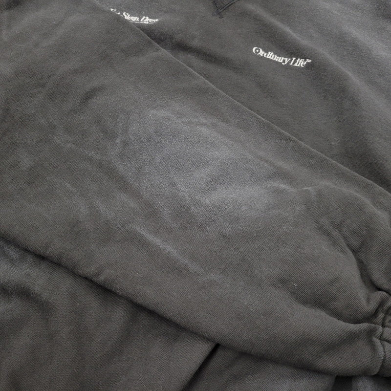 【中古美品】【メンズ】 SHINYAKOZUKA シンヤコヅカ 2502SK94 WASHED ORDINARY HOME HIS CREWウォッシュ オーディナリー ホーム ヒズ クルー トップス 長袖 140-251030-cs-21-izu サイズ：L カラー：WASHED BLACK 万代Net店