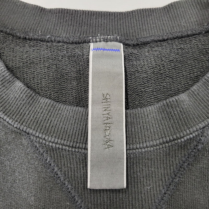 【中古美品】【メンズ】 SHINYAKOZUKA シンヤコヅカ 2502SK94 WASHED ORDINARY HOME HIS CREWウォッシュ オーディナリー ホーム ヒズ クルー トップス 長袖 140-251030-cs-21-izu サイズ：L カラー：WASHED BLACK 万代Net店