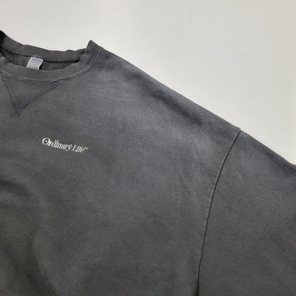 【中古美品】【メンズ】 SHINYAKOZUKA シンヤコヅカ 2502SK94 WASHED ORDINARY HOME HIS CREWウォッシュ オーディナリー ホーム ヒズ クルー トップス 長袖 140-251030-cs-21-izu サイズ：L カラー：WASHED BLACK 万代Net店