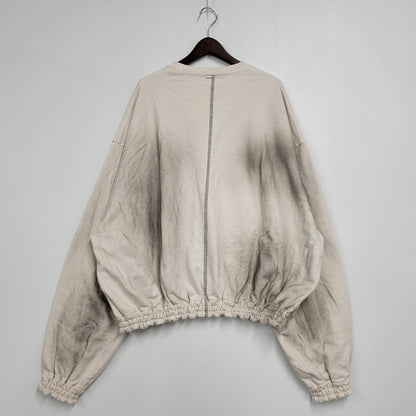 【中古美品】【メンズ】 SHINYAKOZUKA シンヤコヅカ WASHED ORDINARY HOME HIS CREW 2502SK94 ウォッシュド オーディナリー ホーム ヒズ クルー スウェット 長袖 トップス 140-251030-as-03-izu サイズ：L カラー：OATMEAL 万代Net店