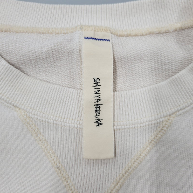 【中古美品】【メンズ】 SHINYAKOZUKA シンヤコヅカ WASHED ORDINARY HOME HIS CREW 2502SK94 ウォッシュド オーディナリー ホーム ヒズ クルー スウェット 長袖 トップス 140-251030-as-03-izu サイズ：L カラー：OATMEAL 万代Net店