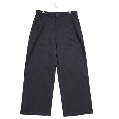 【中古美品】【メンズ】 ANCELLM アンセルム W/S BAKER PANTS ANC-PT96 ベイカーパンツ ボトムス 151-251030-as-07-izu サイズ：3 カラー：BLACK 万代Net店