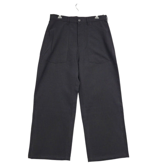 【中古美品】【メンズ】 ANCELLM アンセルム W/S BAKER PANTS ANC-PT96 ベイカーパンツ ボトムス 151-251030-as-07-izu サイズ：3 カラー：BLACK 万代Net店