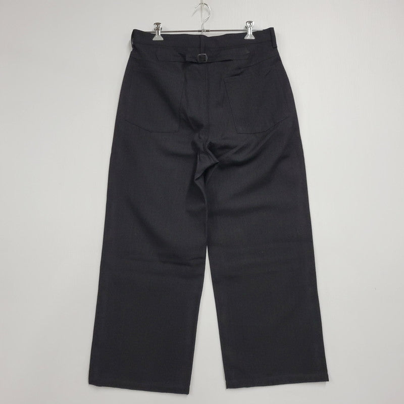 【中古美品】【メンズ】 ANCELLM アンセルム W/S BAKER PANTS ANC-PT96 ベイカーパンツ ボトムス 151-251030-as-07-izu サイズ：3 カラー：BLACK 万代Net店