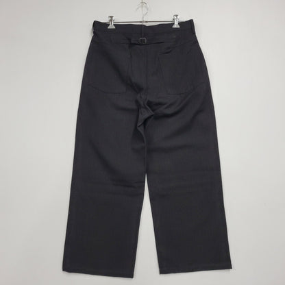 【中古美品】【メンズ】 ANCELLM アンセルム W/S BAKER PANTS ANC-PT96 ベイカーパンツ ボトムス 151-251030-as-07-izu サイズ：3 カラー：BLACK 万代Net店