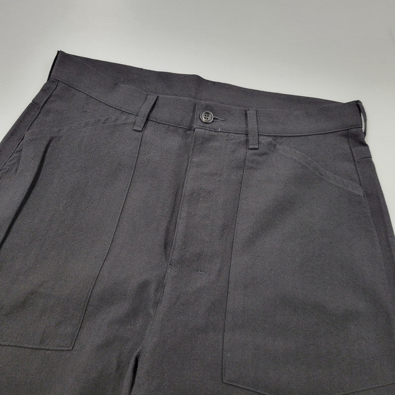 【中古美品】【メンズ】 ANCELLM アンセルム W/S BAKER PANTS ANC-PT96 ベイカーパンツ ボトムス 151-251030-as-07-izu サイズ：3 カラー：BLACK 万代Net店