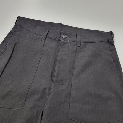 【中古美品】【メンズ】 ANCELLM アンセルム W/S BAKER PANTS ANC-PT96 ベイカーパンツ ボトムス 151-251030-as-07-izu サイズ：3 カラー：BLACK 万代Net店