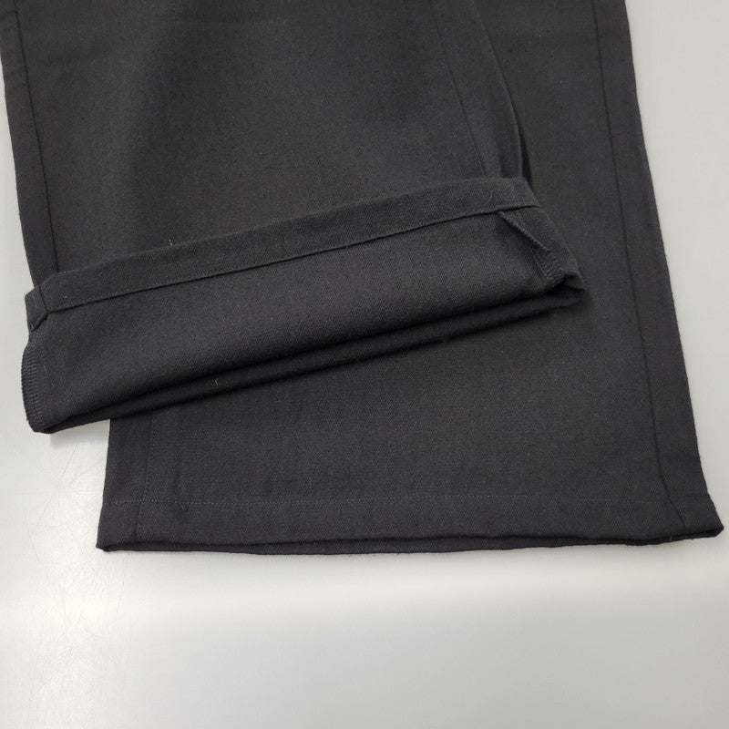 【中古美品】【メンズ】 ANCELLM アンセルム W/S BAKER PANTS ANC-PT96 ベイカーパンツ ボトムス 151-251030-as-07-izu サイズ：3 カラー：BLACK 万代Net店