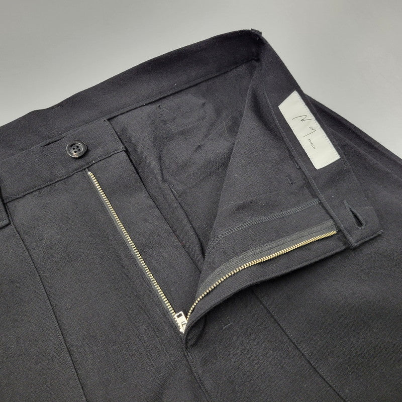 【中古美品】【メンズ】 ANCELLM アンセルム W/S BAKER PANTS ANC-PT96 ベイカーパンツ ボトムス 151-251030-as-07-izu サイズ：3 カラー：BLACK 万代Net店