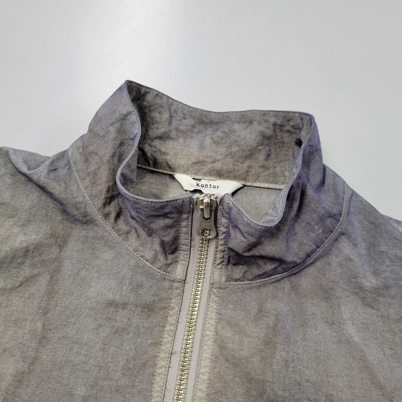 【中古美品】【メンズ】 KONTOR コントール AURORA DYED PULLOVER BLOUSON KON-BL03251 オーロラダイ プルオーバー ブルゾン 140-251030-as-23-izu サイズ：2 カラー：ASH GREY 万代Net店