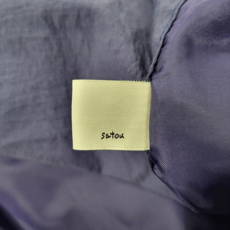 【中古品】【メンズ】 SATOU サトウ NAGASHIZOME BLOUSON BL25001 流し染 ブルゾン ジャケット アウター 140-251030-as-26-izu サイズ：2 カラー：FUJI 万代Net店