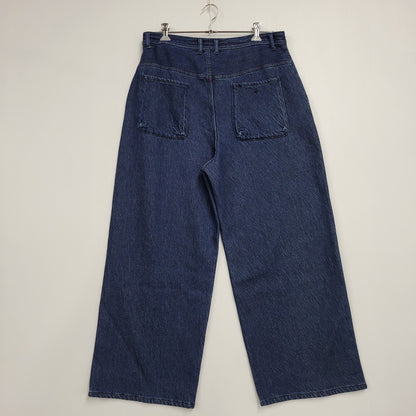【中古美品】【メンズ】 SATOU サトウ DOKAN WIDE DENIM PT25012 ドカンワイドデニム パンツ ボトムス 151-251030-as-14-izu サイズ：2 カラー：INDIGO 万代Net店
