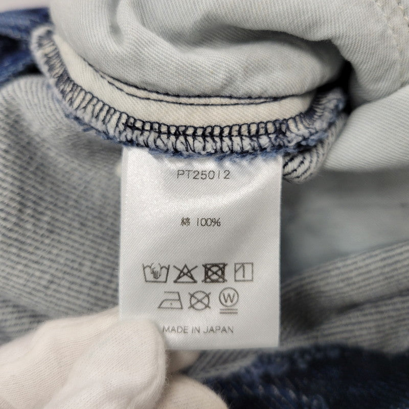 【中古美品】【メンズ】 SATOU サトウ DOKAN WIDE DENIM PT25012 ドカンワイドデニム パンツ ボトムス 151-251030-as-14-izu サイズ：2 カラー：INDIGO 万代Net店