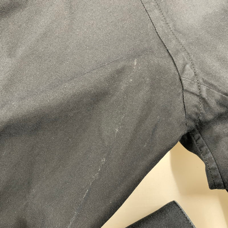 【中古品】【メンズ】 ARMANI COLLEZIONI アルマーニコレッツォーニ LS STAND COLLAR SHIRT ロングスリーブ スタンド カラー シャツ トップス 長袖 141-251106-ya-07-izu サイズ：17/43 カラー：BLACK 万代Net店