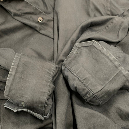 【中古品】【メンズ】 ARMANI COLLEZIONI アルマーニコレッツォーニ LS STAND COLLAR SHIRT ロングスリーブ スタンド カラー シャツ トップス 長袖 141-251106-ya-07-izu サイズ：17/43 カラー：BLACK 万代Net店