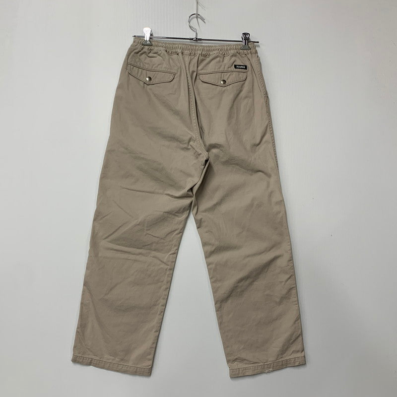 【中古品】【メンズ】 XLARGE エクストララージ 101234031003 EASY WORK PANTS イージー ワーク パンツ ズボン ボトムス 153-251108-ya-02-izu サイズ：M カラー：ベージュ 万代Net店