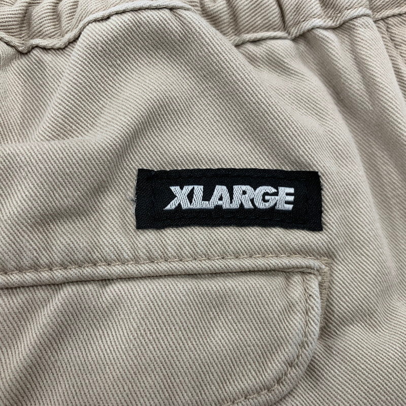 【中古品】【メンズ】 XLARGE エクストララージ 101234031003 EASY WORK PANTS イージー ワーク パンツ ズボン ボトムス 153-251108-ya-02-izu サイズ：M カラー：ベージュ 万代Net店