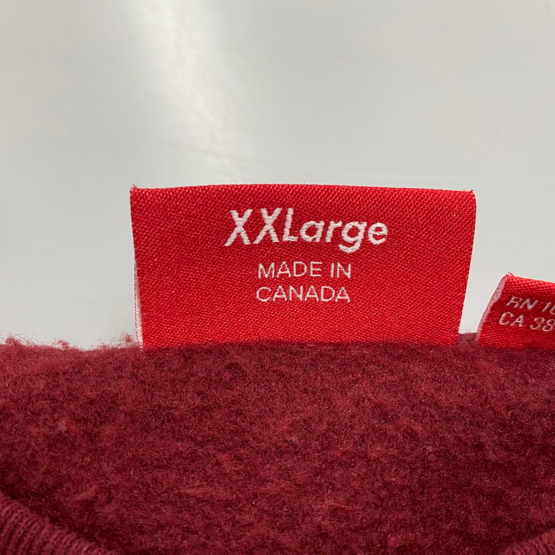 【中古品】【メンズ】 BOX LOGO CREW NECK ボックス ロゴ クルーネック スウェット トレーナー 長袖 トップス 149-251031-as-05-izu サイズ：XXL カラー：CARDINAL 万代Net店