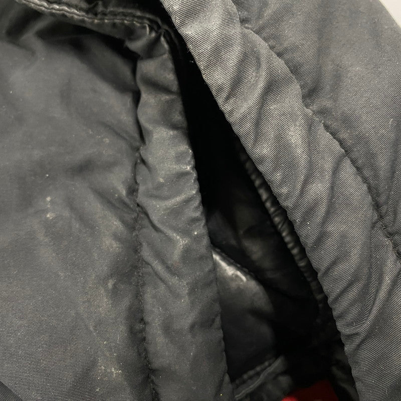 【現状渡し品】【メンズ】 ZIG ZAG STITCH PUFFY JACKET ジグザグステッチ パフィージャケット アウター 149-251031-as-06-izu サイズ：M カラー：ブラック 万代Net店
