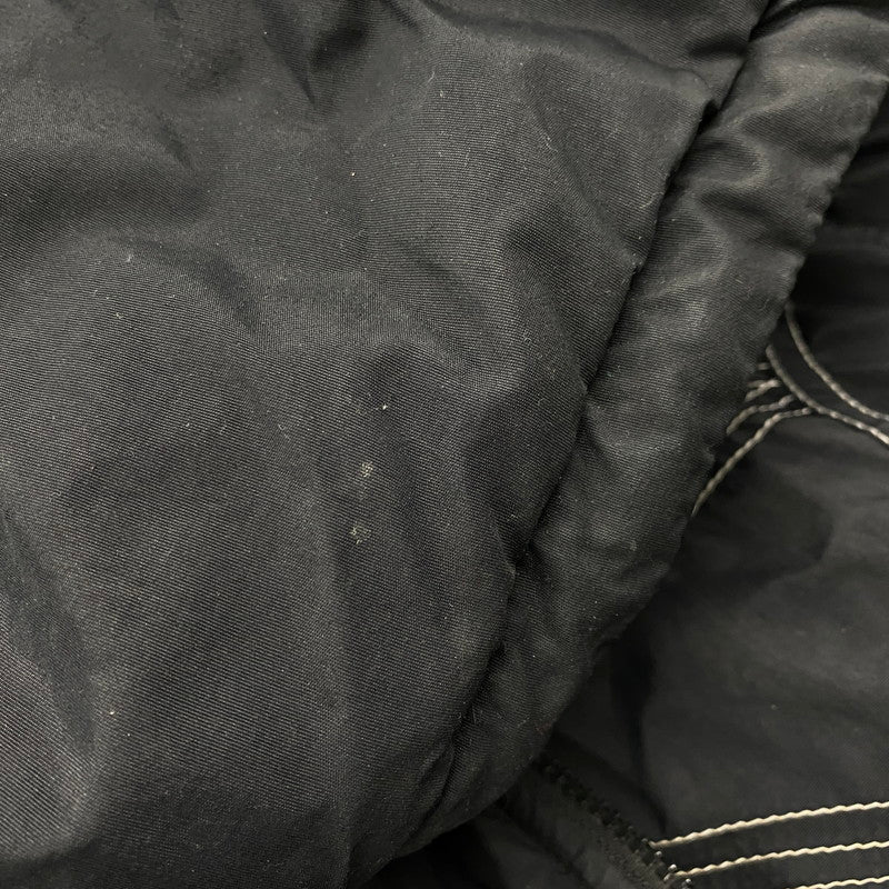 【現状渡し品】【メンズ】 ZIG ZAG STITCH PUFFY JACKET ジグザグステッチ パフィージャケット アウター 149-251031-as-06-izu サイズ：M カラー：ブラック 万代Net店