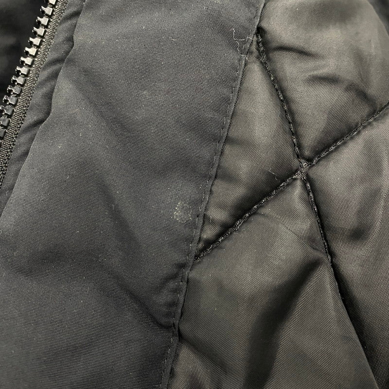 【現状渡し品】【メンズ】 ZIG ZAG STITCH PUFFY JACKET ジグザグステッチ パフィージャケット アウター 149-251031-as-06-izu サイズ：M カラー：ブラック 万代Net店